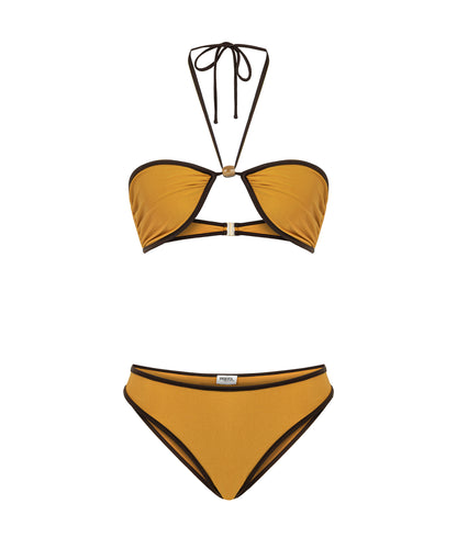 Boncuk Aksesuarlı Bikini Seti