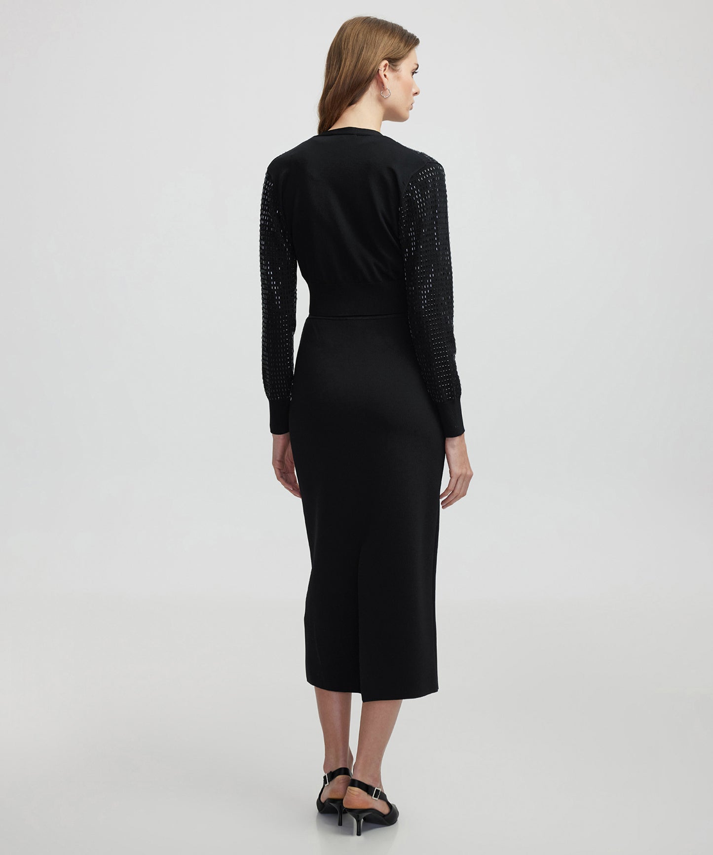 Hotfix Baskılı Crop Hırka