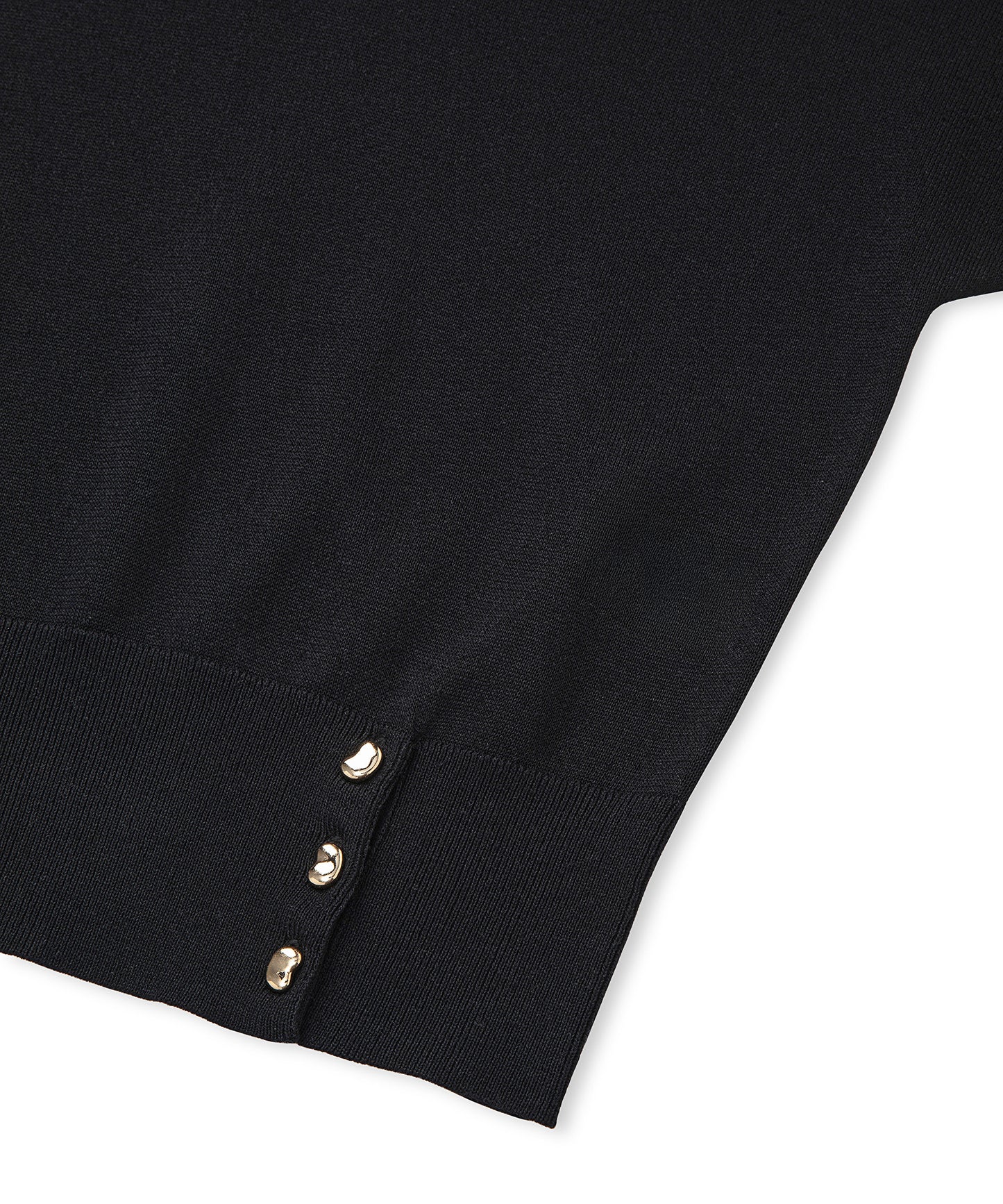 Düğme Aksesuarlı Triko