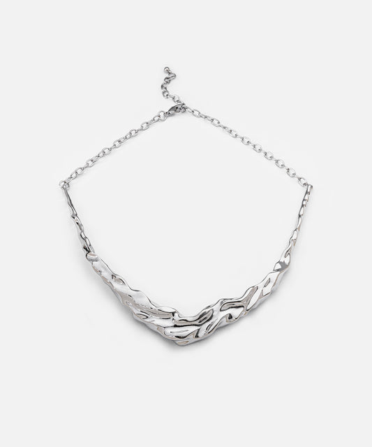 Amorf Metal Plaka Kolye