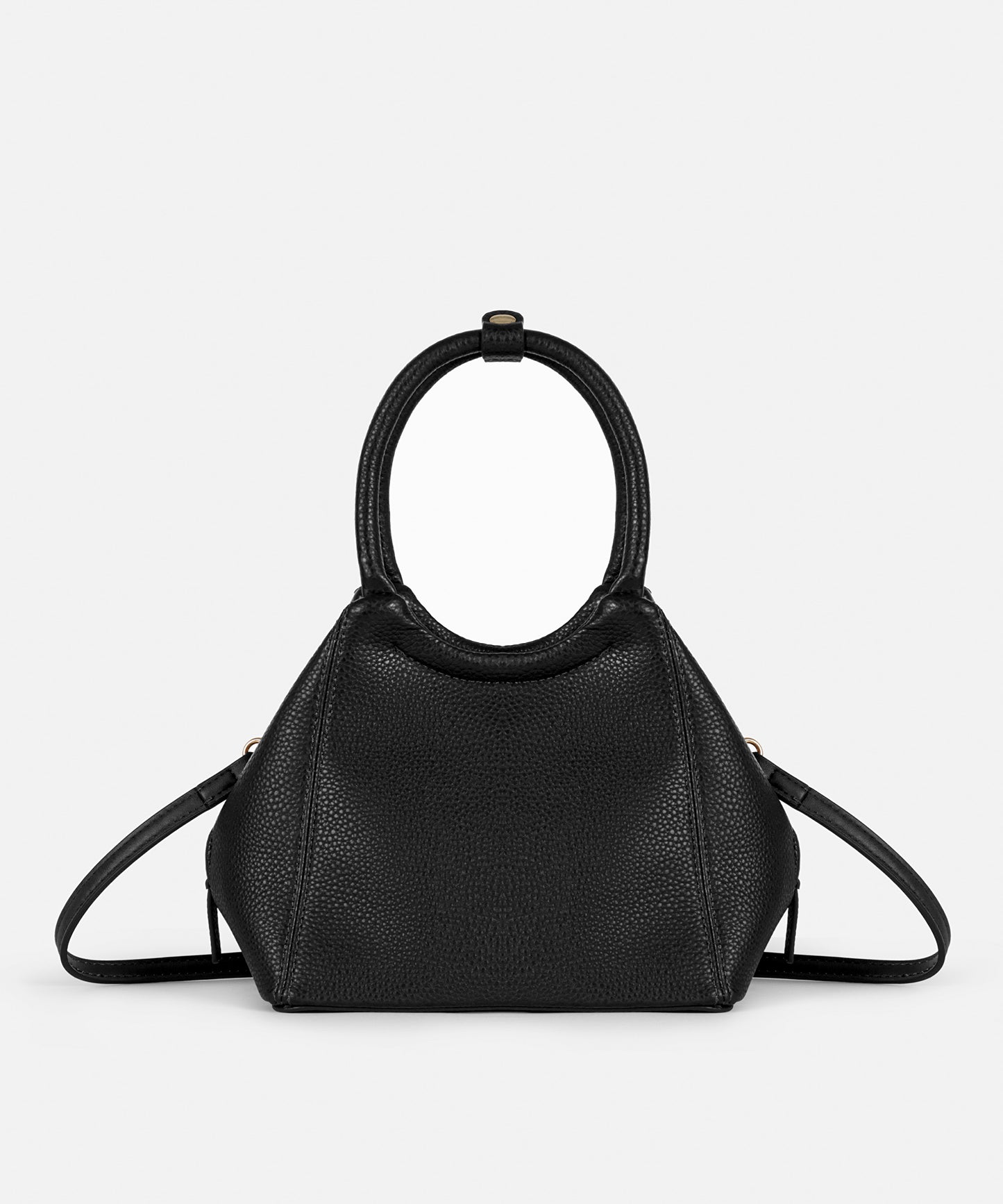 Deri Görünümlü Çift Saplı Çanta