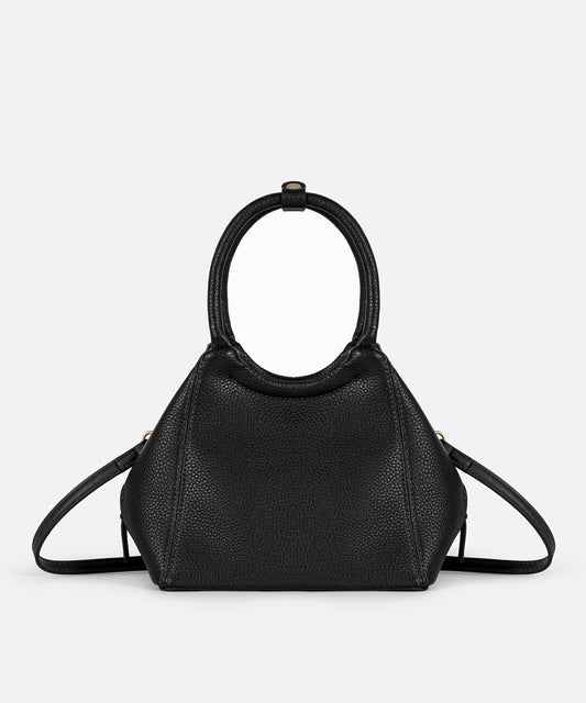 Deri Görünümlü Çift Saplı Çanta