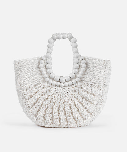 Ahşap Boncuklu Çanta