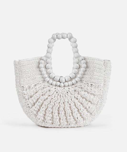 Ahşap Boncuklu Çanta