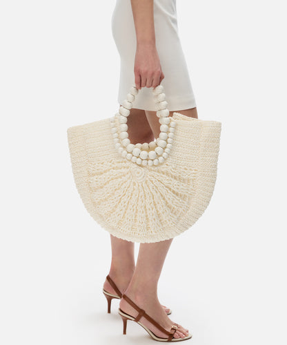 Ahşap Boncuklu Çanta