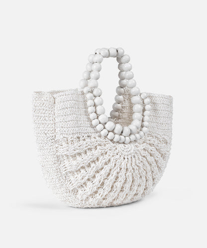 Ahşap Boncuklu Çanta