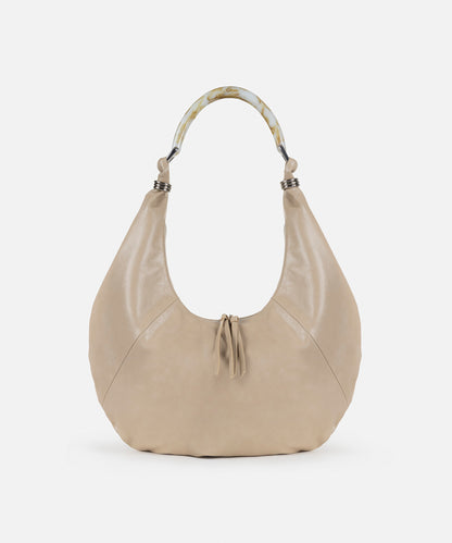 Kontrast Askılı Maksi Çanta