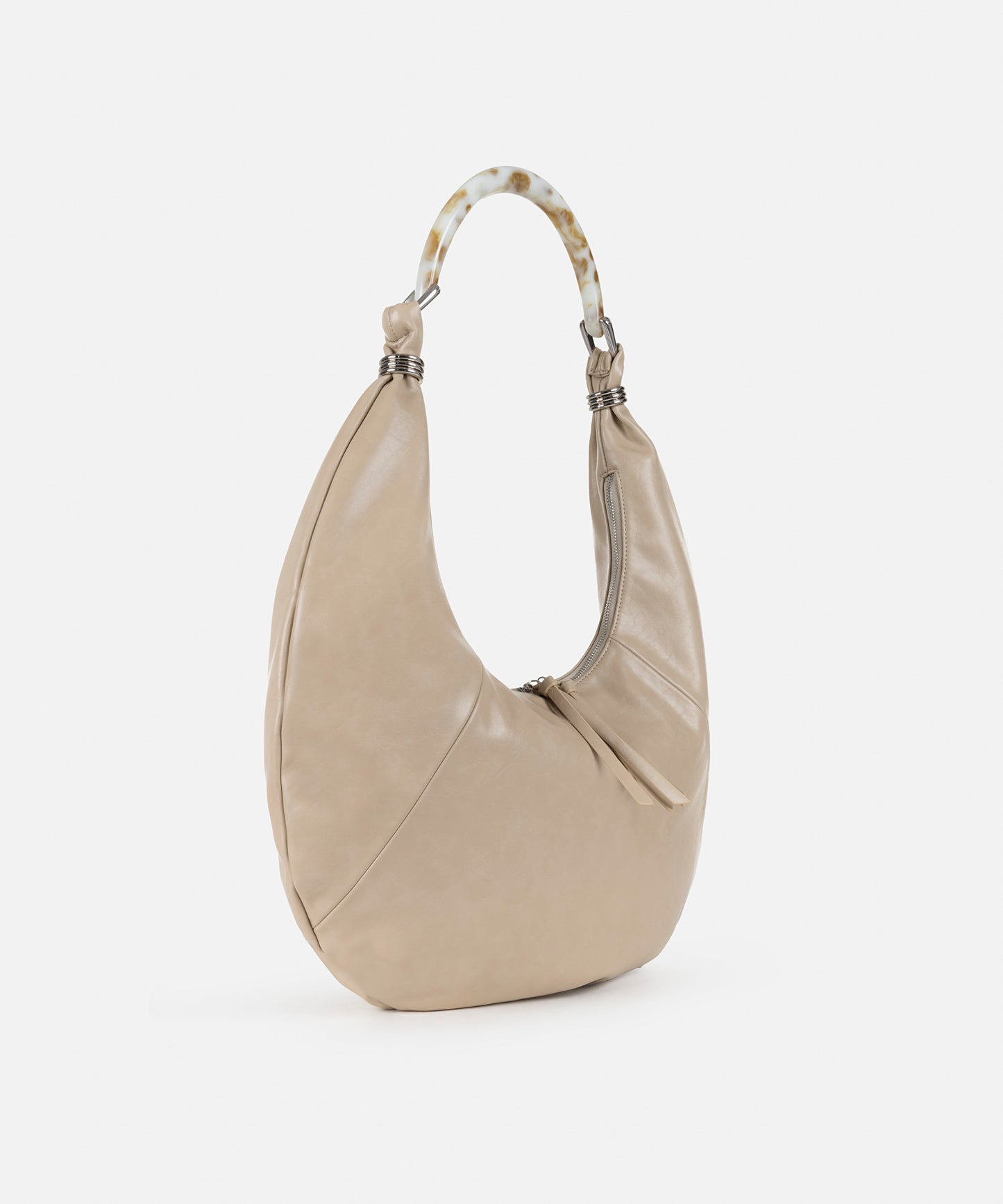 Kontrast Askılı Maksi Çanta