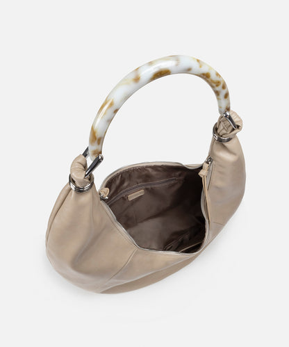 Kontrast Askılı Maksi Çanta