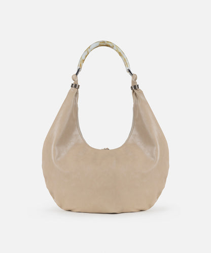 Kontrast Askılı Maksi Çanta