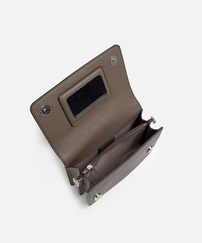 Monogram Tokalı Zincir Askılı Çanta