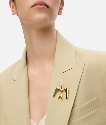 Kuş Figürlü Broş