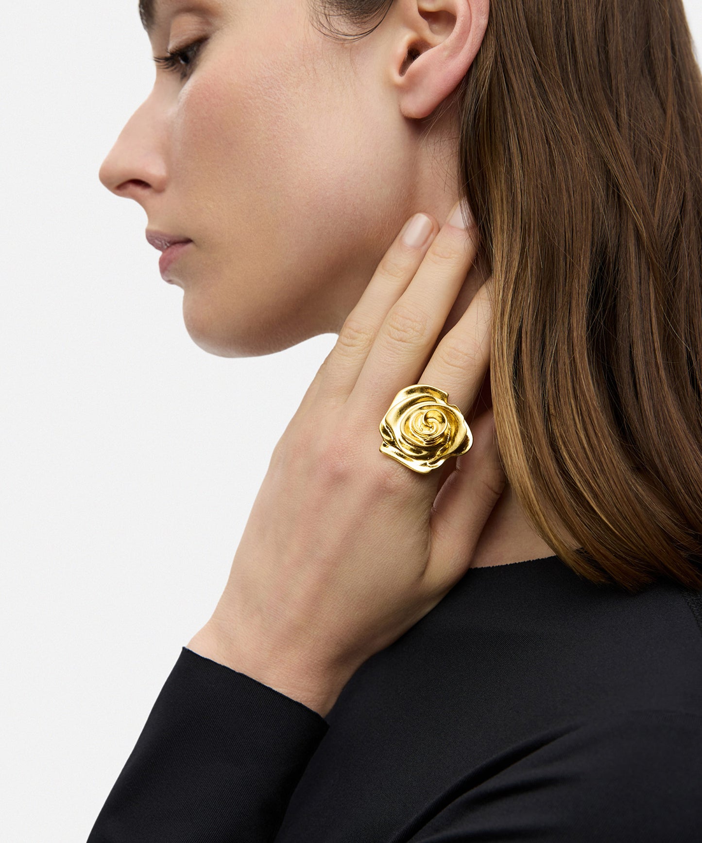 Metal Çiçek Yüzük