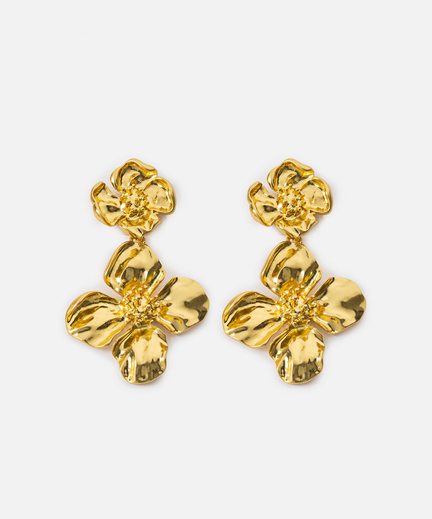 Sallantılı Çiçek Küpe