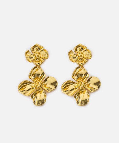 Sallantılı Çiçek Küpe