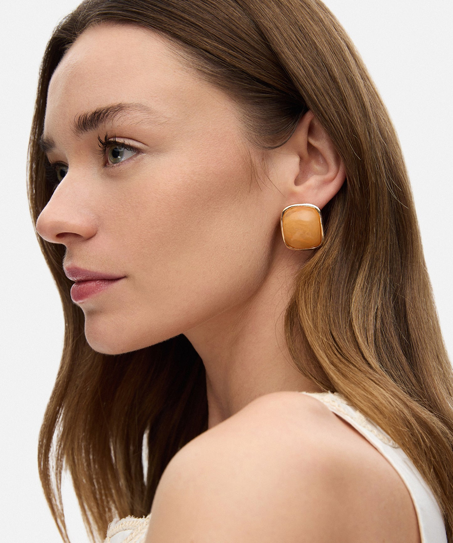 Kontrast Akrilik Taşlı Küpe