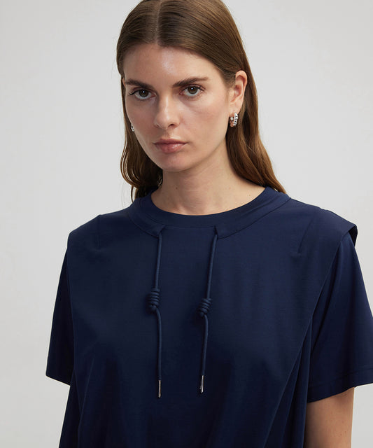 Ayarlanabilir Belli Düşük Omuz Tişört