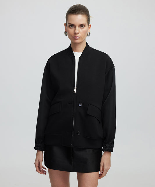 Ayarlanabilir Düğmeli Sweatshirt