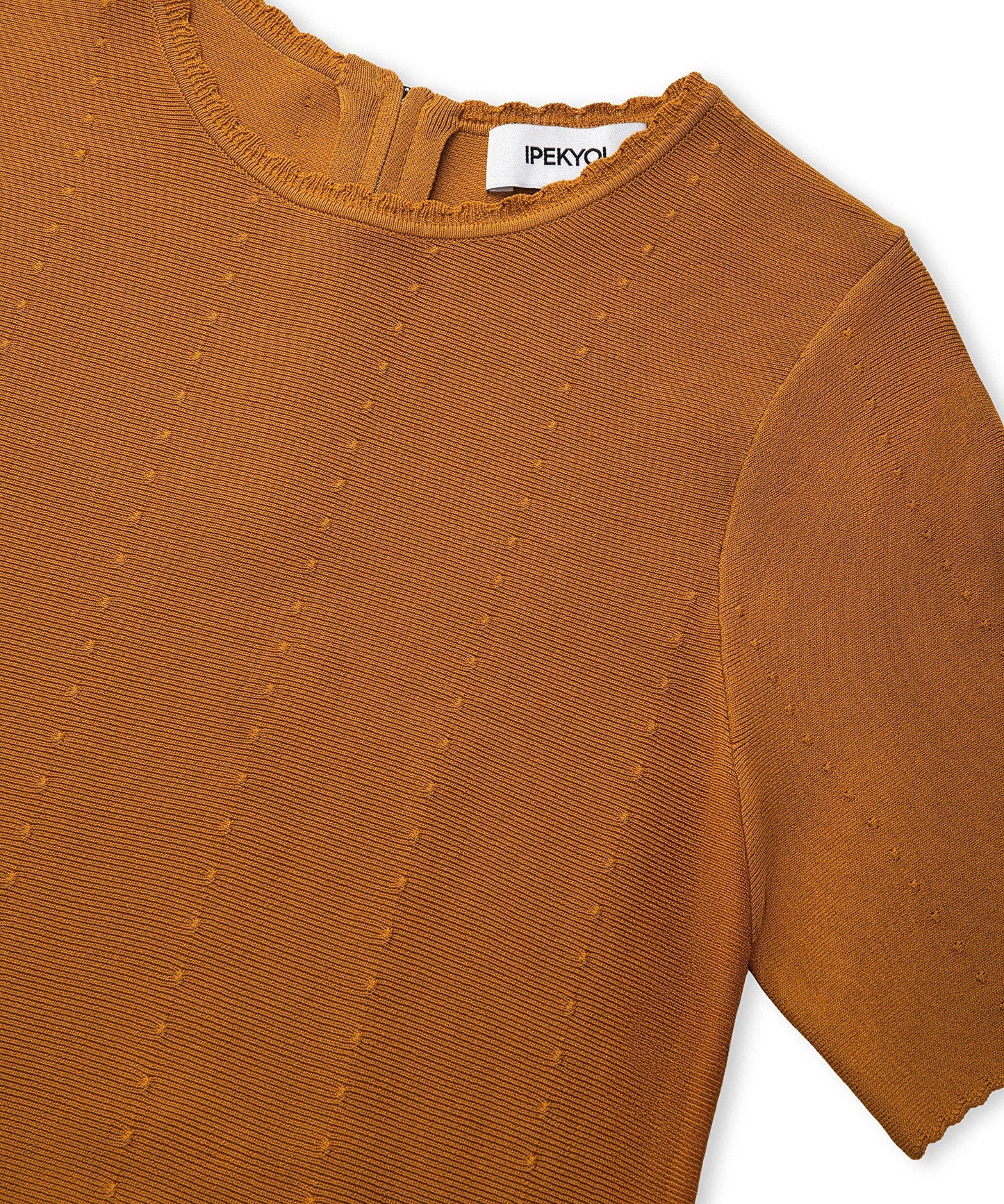 Volanlı Triko Elbise