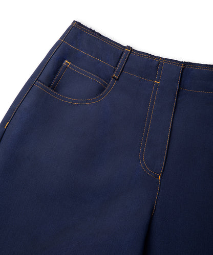 Kemerli Wide Leg Pantolon