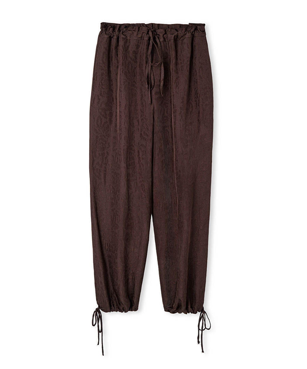 Kahverengi Jakarlı Balon Fit Pantolon Is1260003372074 | Ipekyol