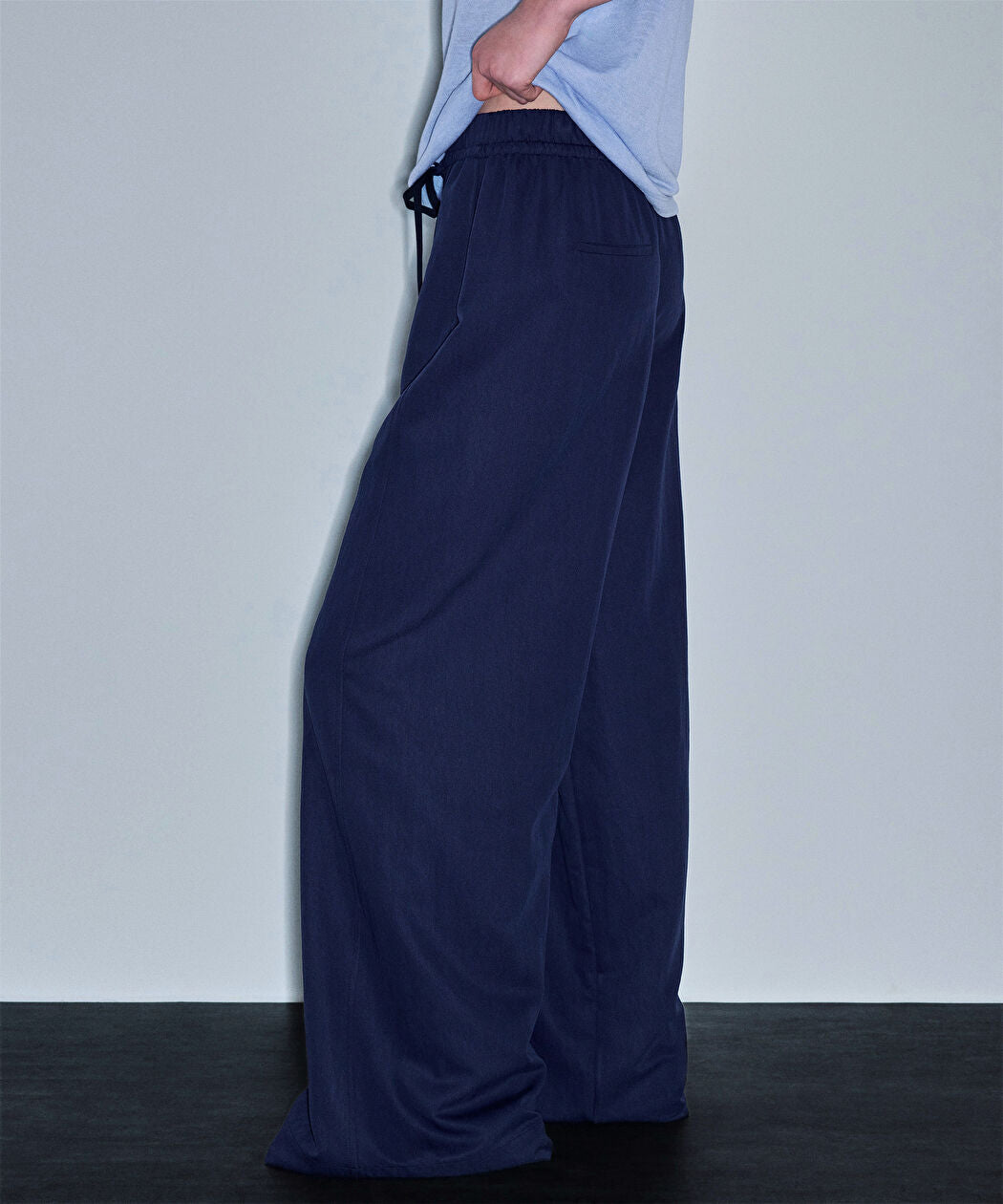 Lacivert Elastik Bel Pantolon Is1260003374015 | Ipekyol