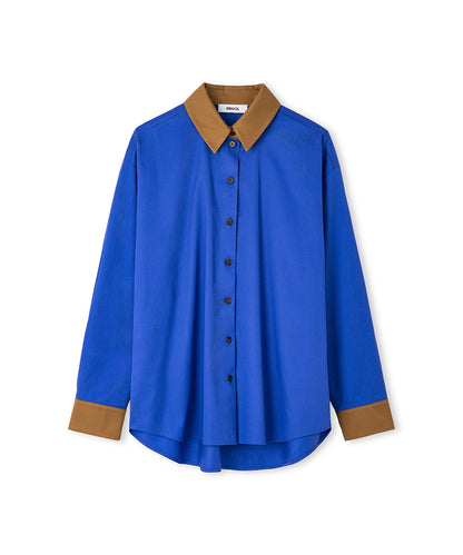 Colorblock Poplin Gömlek