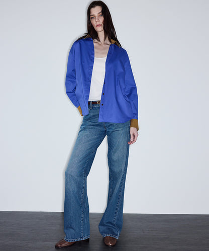 Colorblock Poplin Gömlek