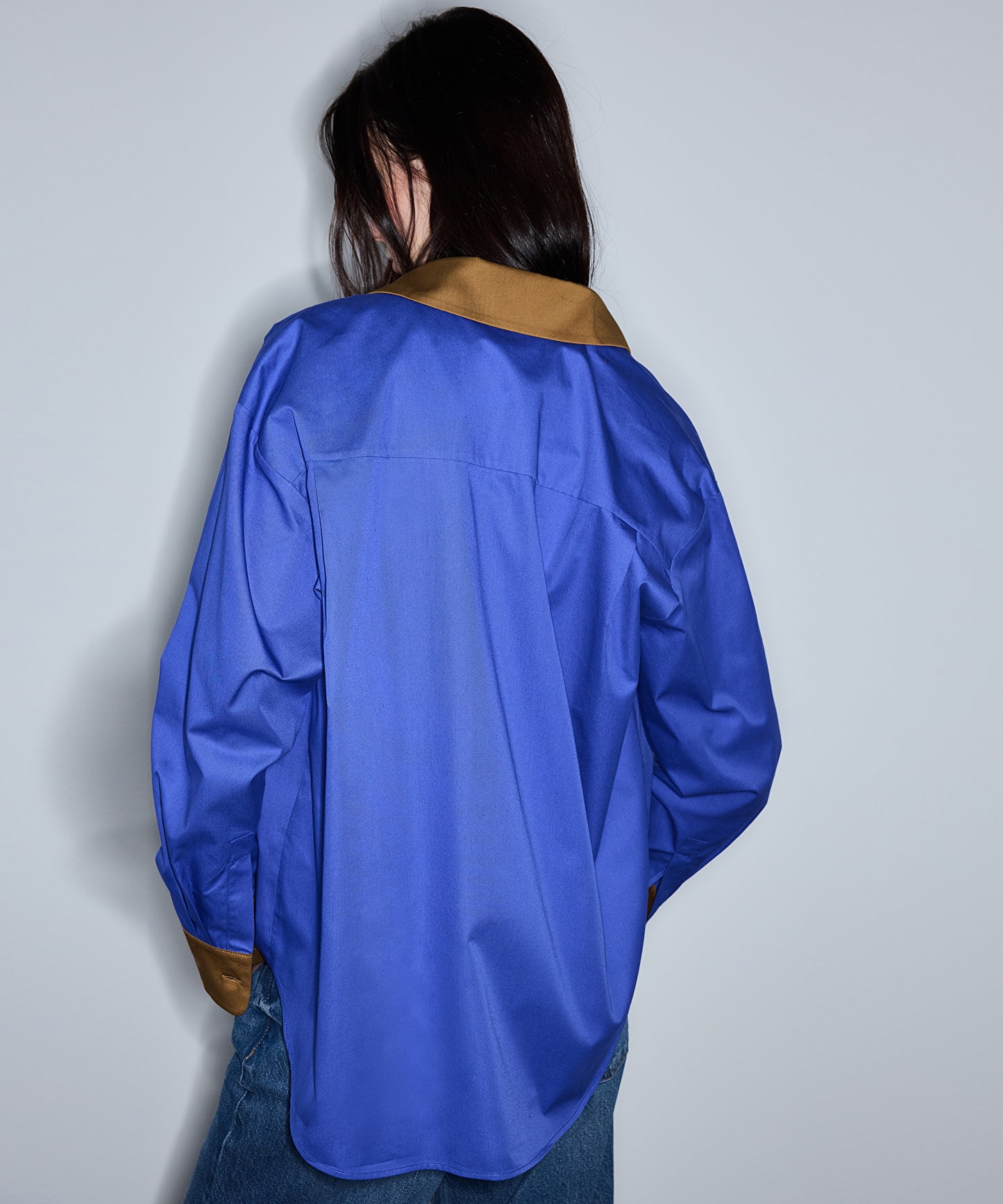 Colorblock Poplin Gömlek