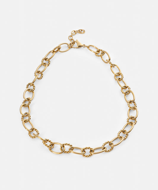 Iç Içe Geçmiş Paslanmaz Çelik Kolye