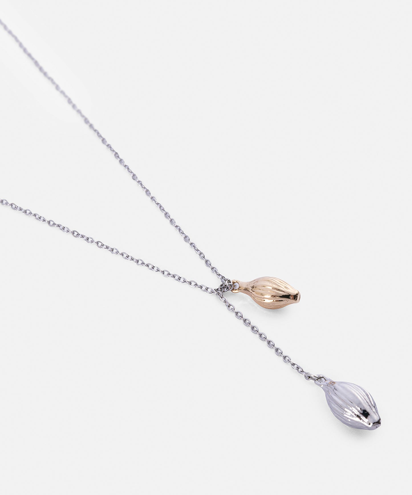 Çift Renkli Kombine Zincir Kolye