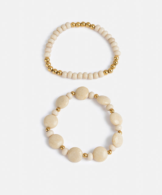 Karma Taşlı Bileklik Seti