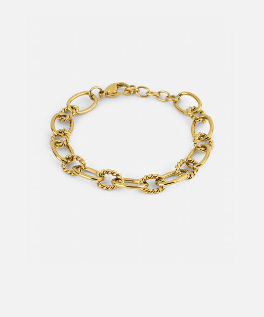 Iç Içe Geçmiş Paslanmaz Çelik Bileklik