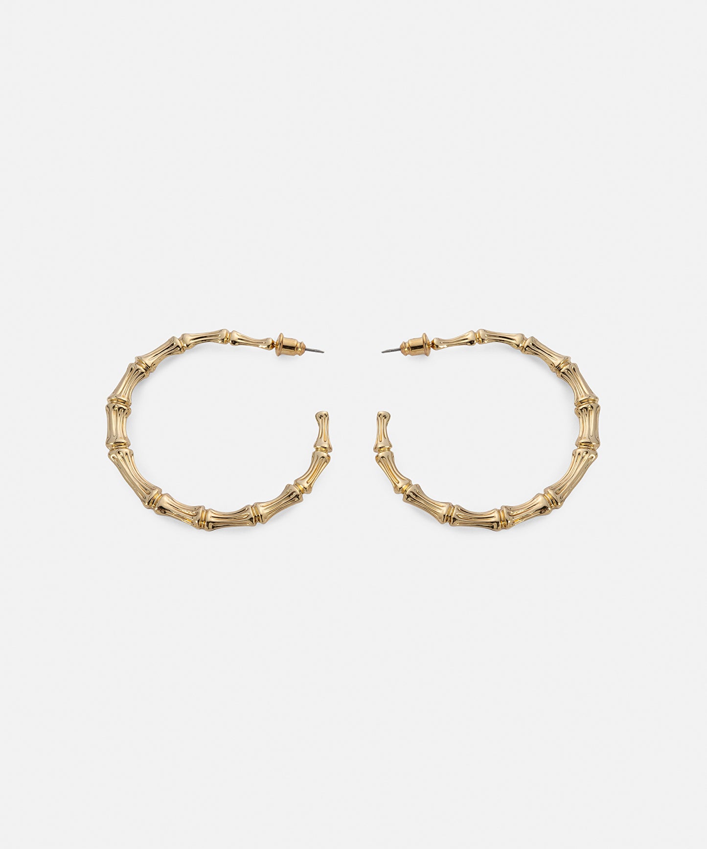 Dokulu Metal Halka Küpe