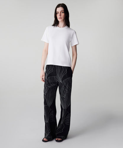 Kontrast Yaka Colorblock Tişört