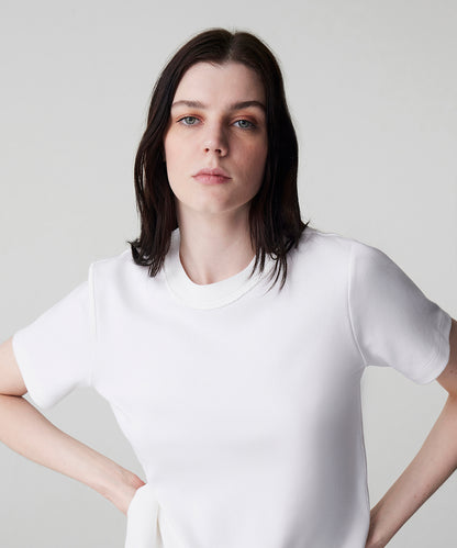 Kontrast Yaka Colorblock Tişört