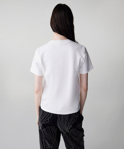 Kontrast Yaka Colorblock Tişört