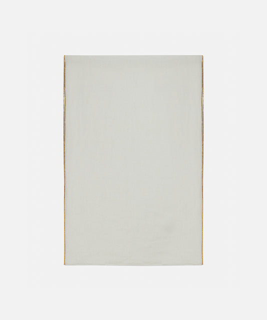 Kontrast Biyeli Keten Şal