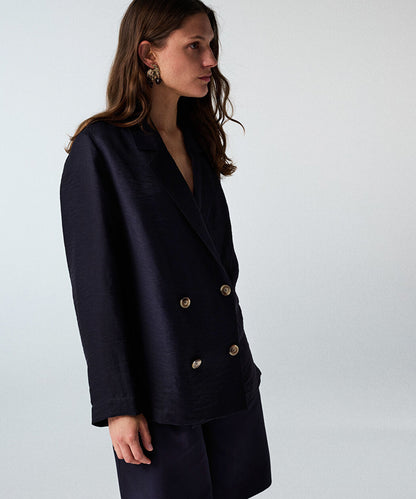 Lacivert Blazer Is1260106076015 | Ipekyol