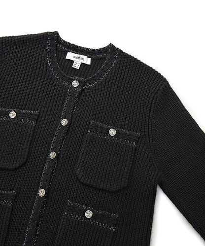 Çok Cepli Triko Ceket