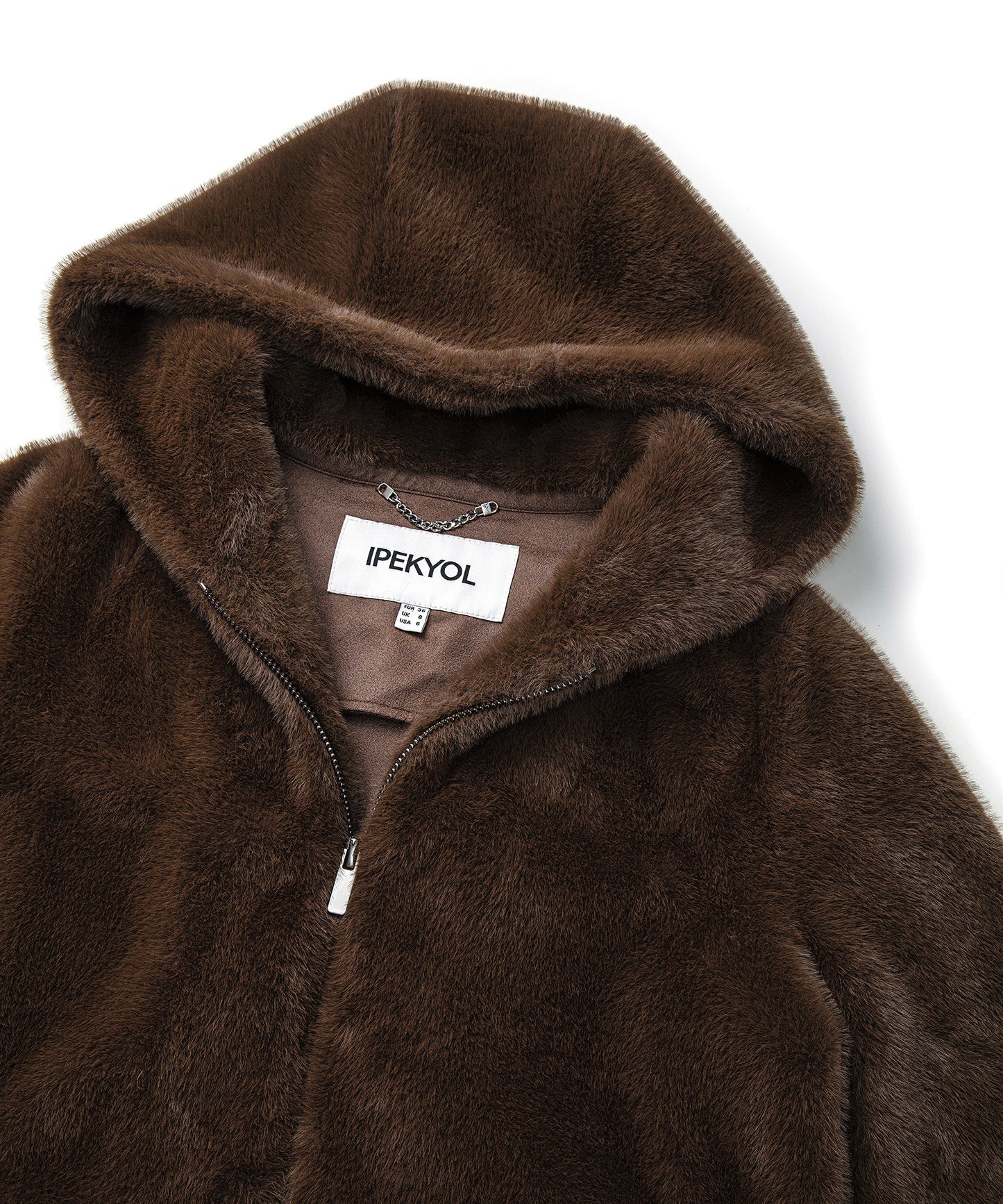 Kapüşonlu Suni Kürk