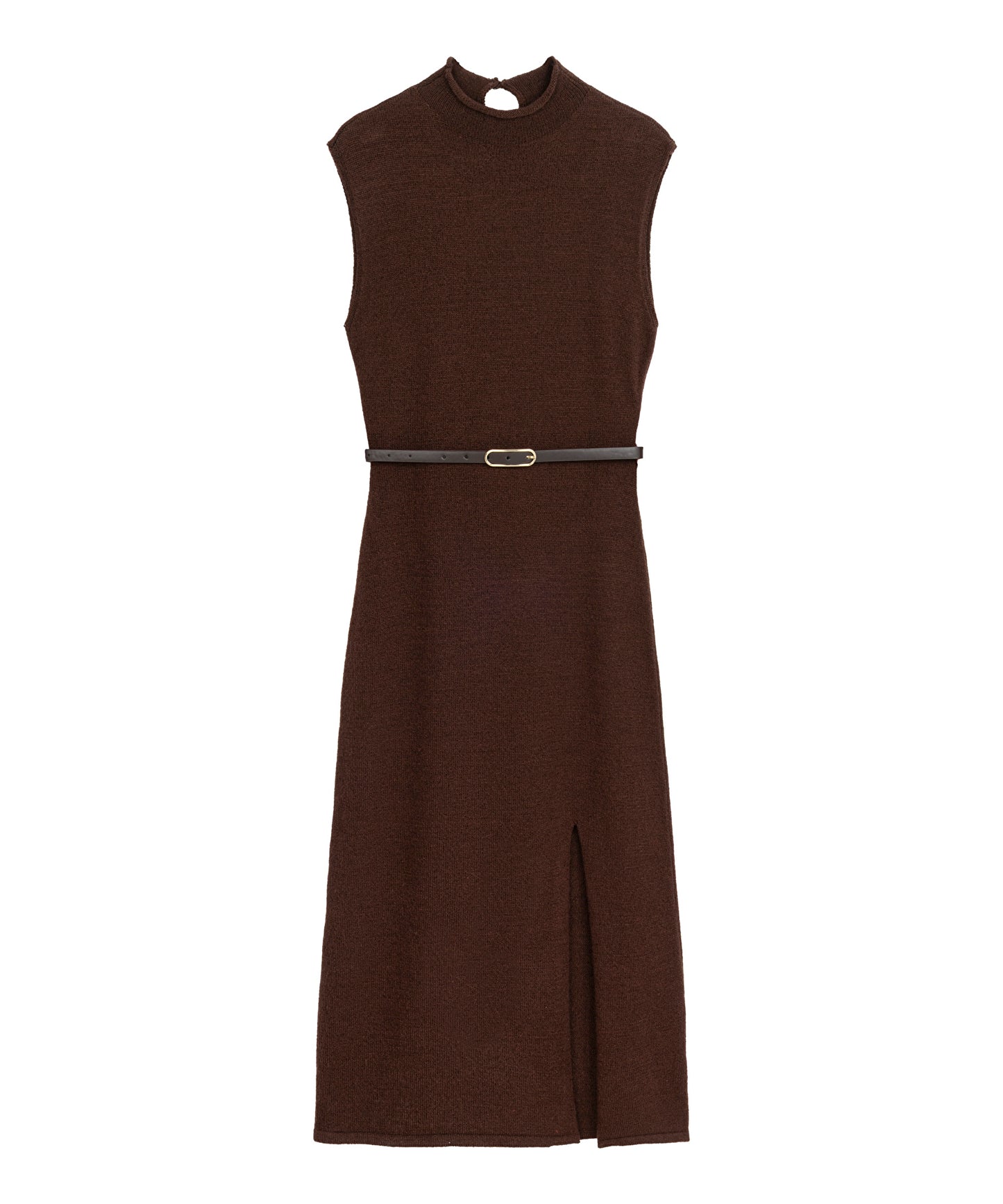 Kemerli Triko Elbise