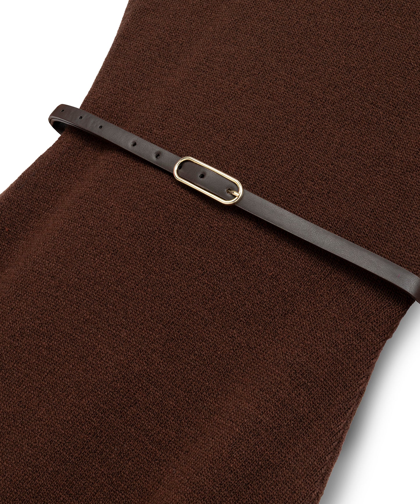 Kemerli Triko Elbise