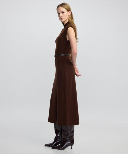 Kemerli Triko Elbise