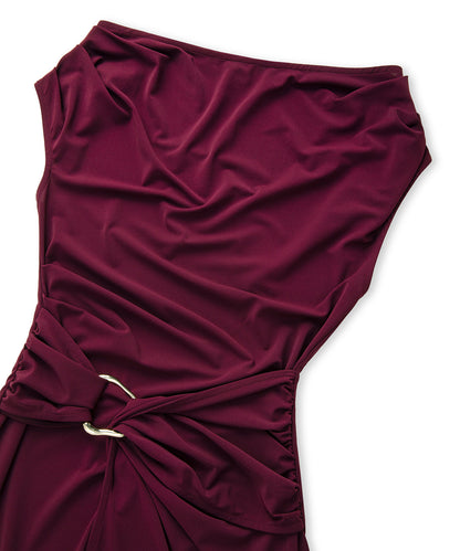 Metal Tokalı Örme Elbise