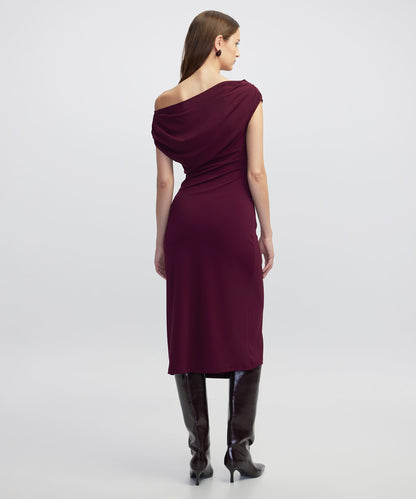 Metal Tokalı Örme Elbise