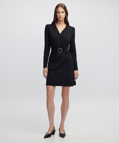 Metal Tokalı Jarse Elbise