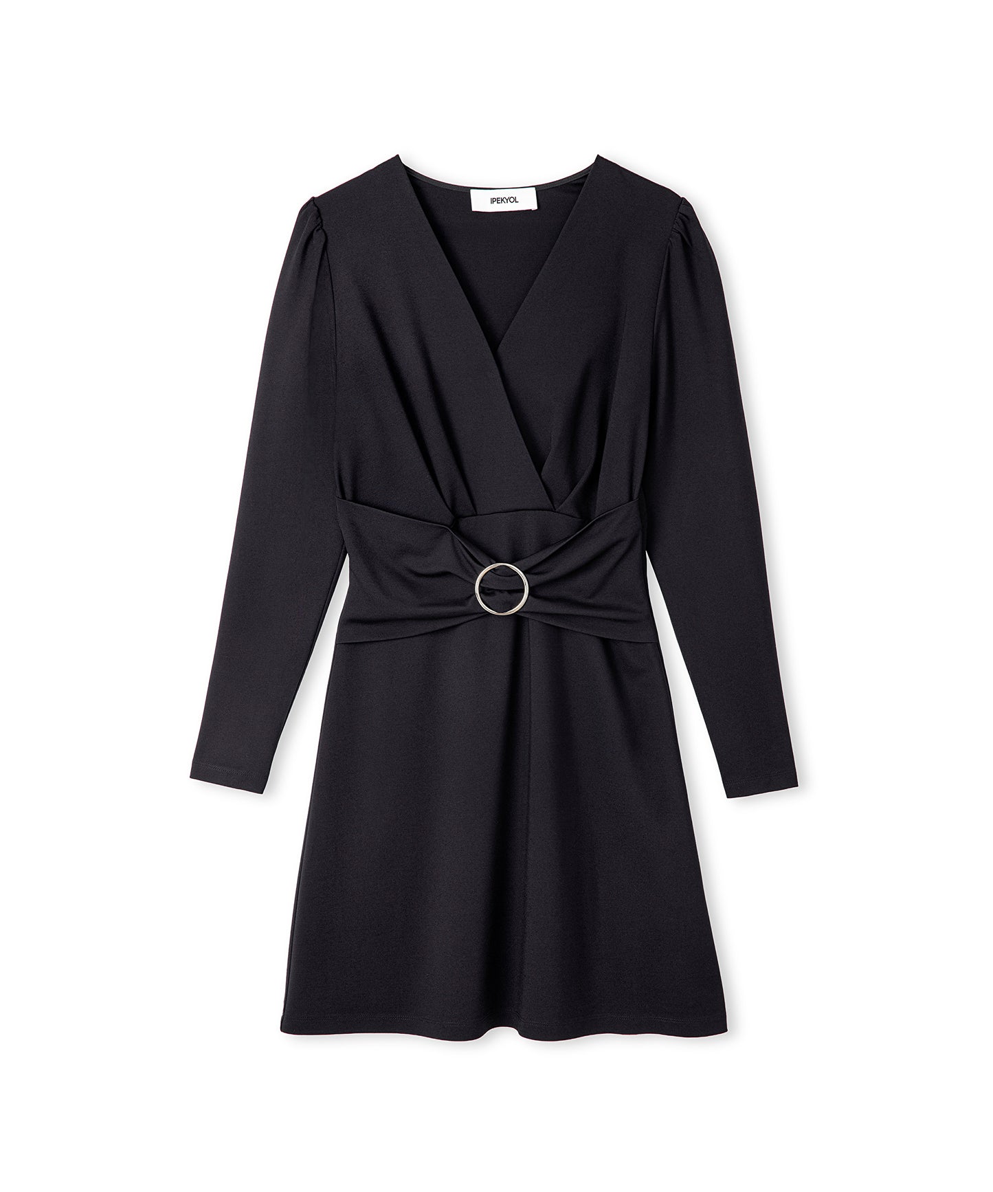 Metal Tokalı Jarse Elbise