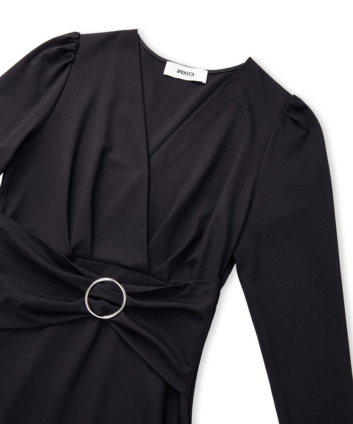 Metal Tokalı Jarse Elbise