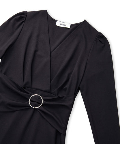 Metal Tokalı Jarse Elbise